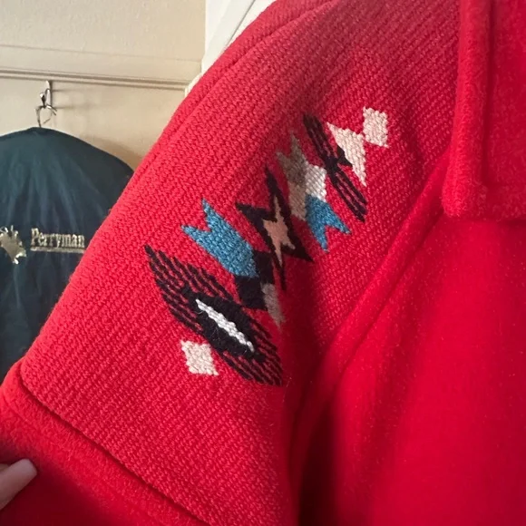 Colorful Chimayo & Wool Vintage Golden Collection Jacket - Picture 2 of 9